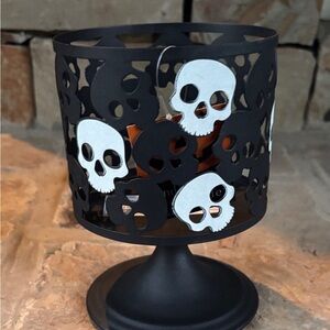 Skull Candle Holder